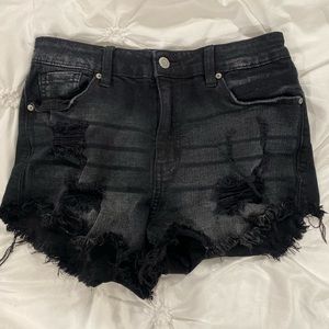 Black shorts, stretchy, size small